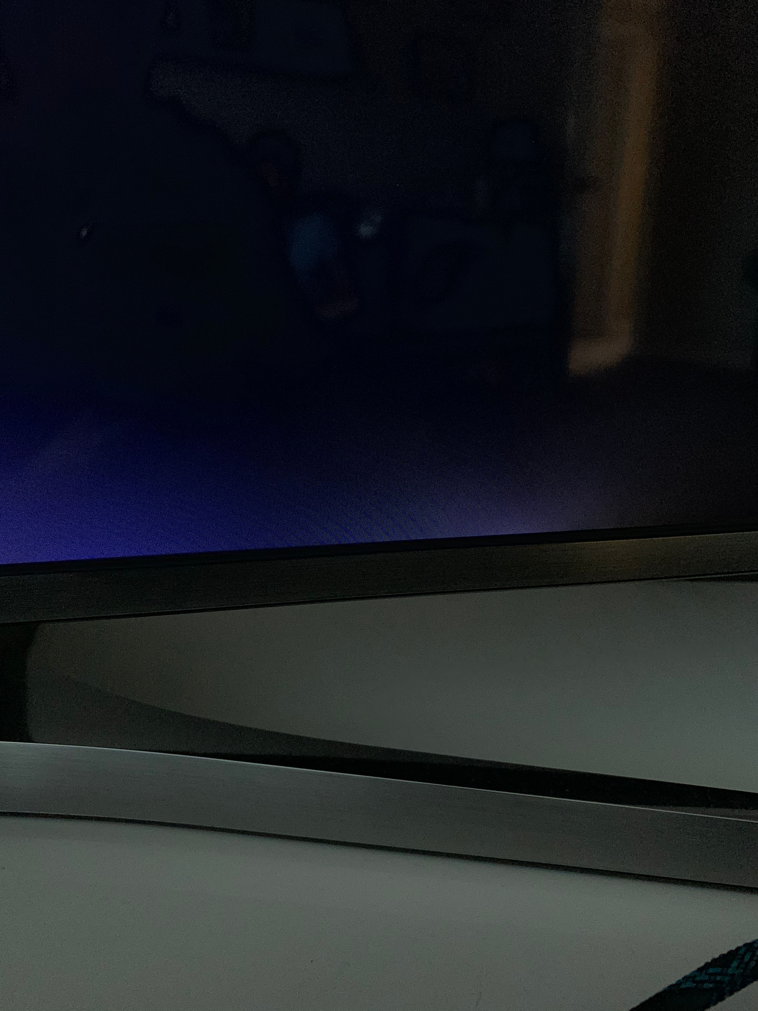 TV White Line bottom edge of screen... help - Samsung Community