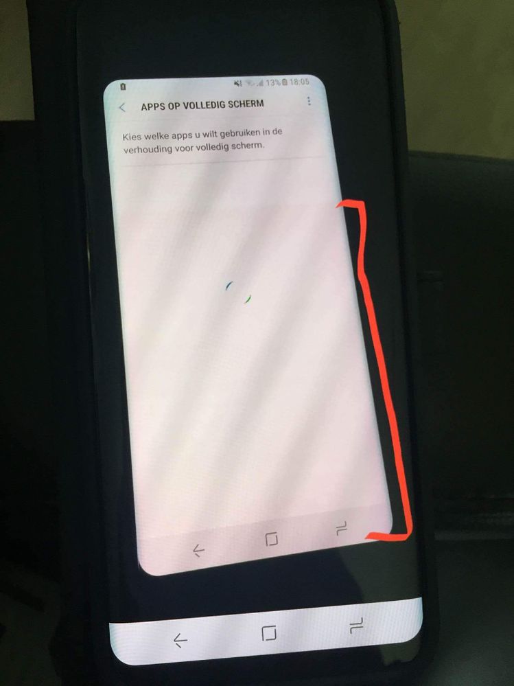 Part Of Screen Has A Red Tint Galaxy S8 Samsung Community