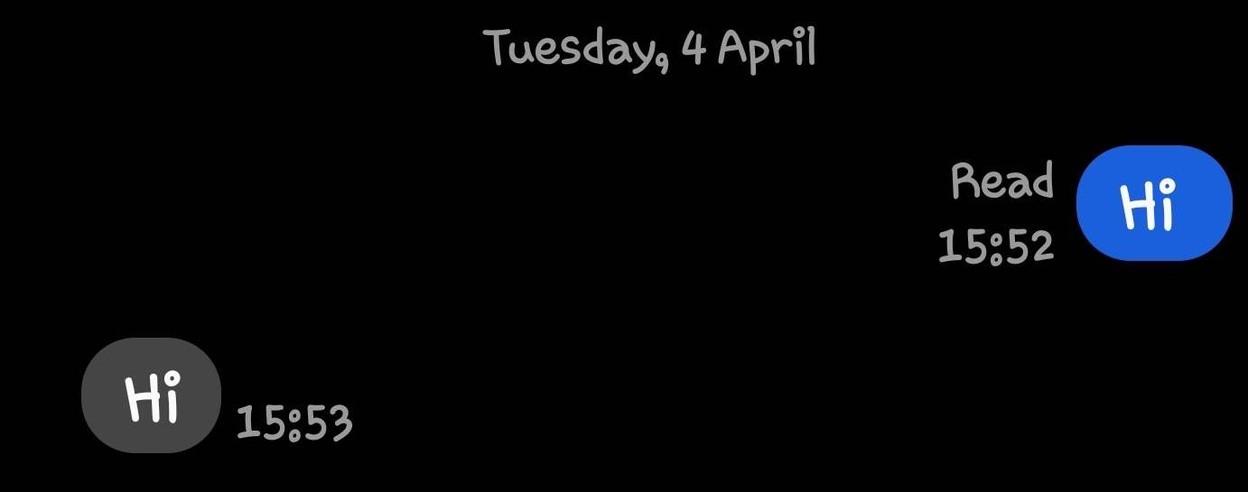 NO LONGER ABLE TO TEXT IN GROUP CHAT USING SAMSUNG MESSAGES visual data 2