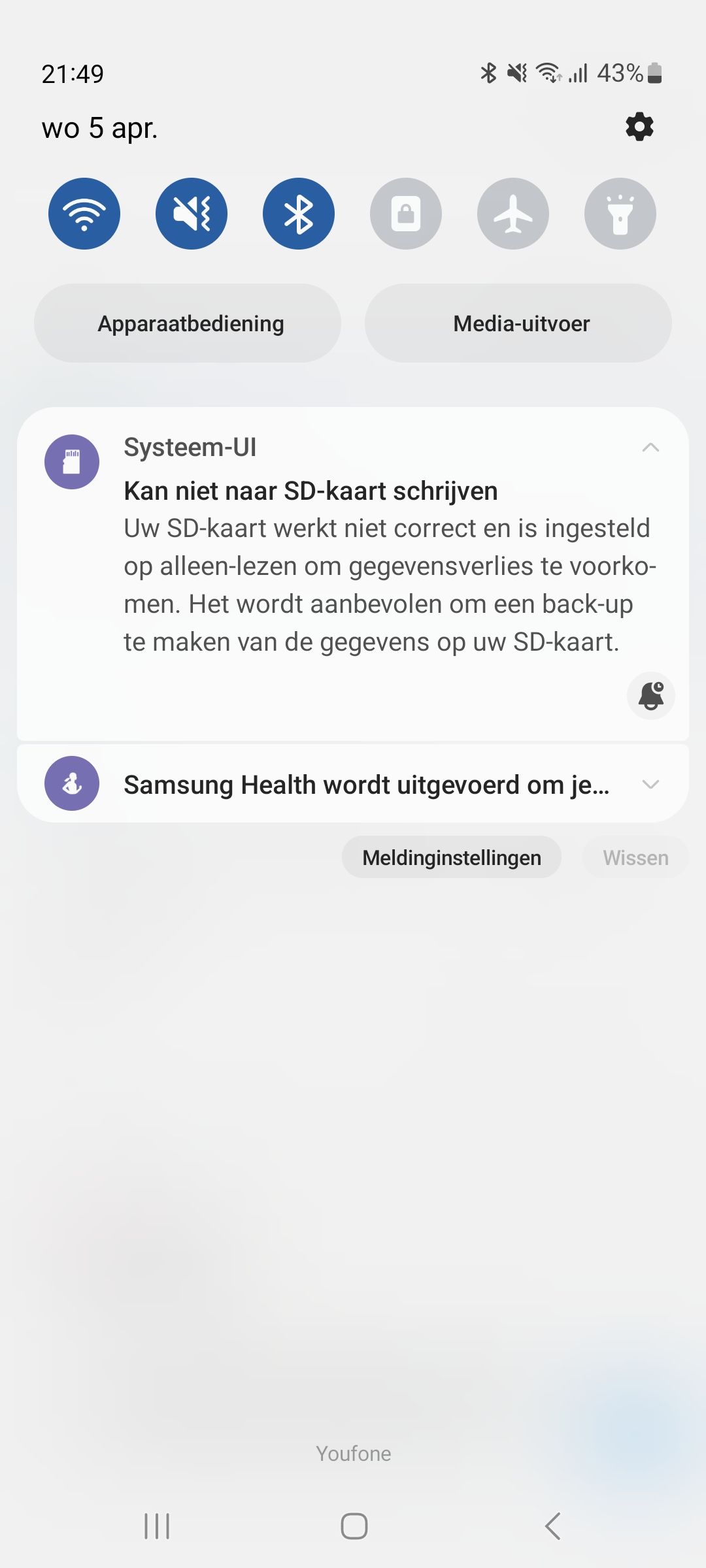 SD- kaart werkt niet meer update?! - Samsung Community