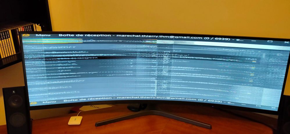 Ecran C49HG90 PC image hachurée lors de l'allumage du Pc - Page 2 - Samsung  Community