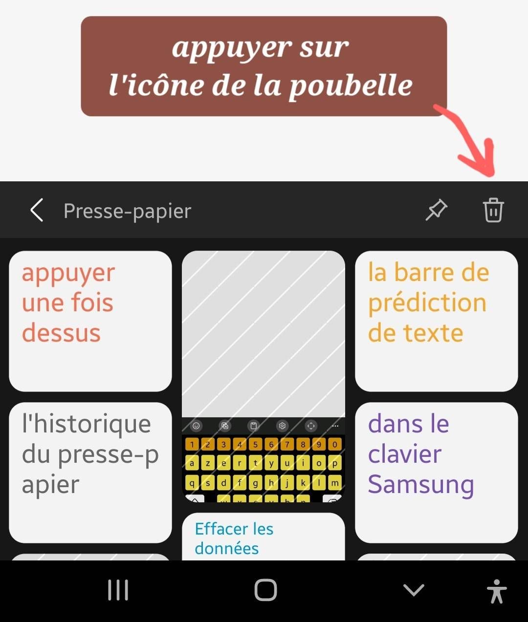 Pressepapier du clavier Samsung Samsung Community