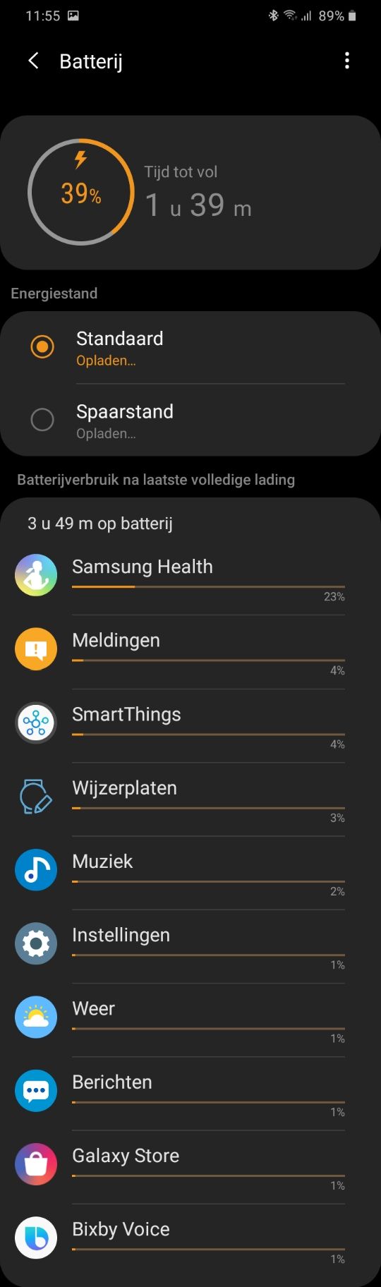 Samsung galaxy watch active batterij snel leeg - Samsung Community
