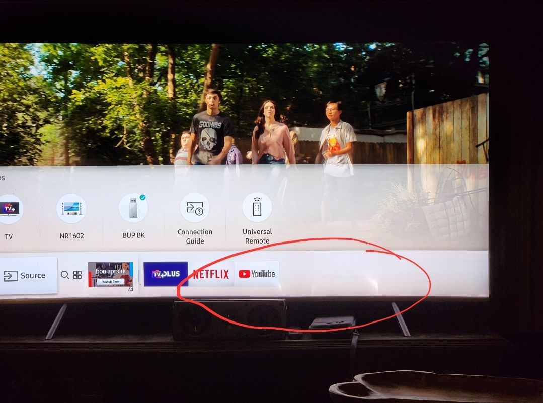 White lines on TV screen Samsung Community