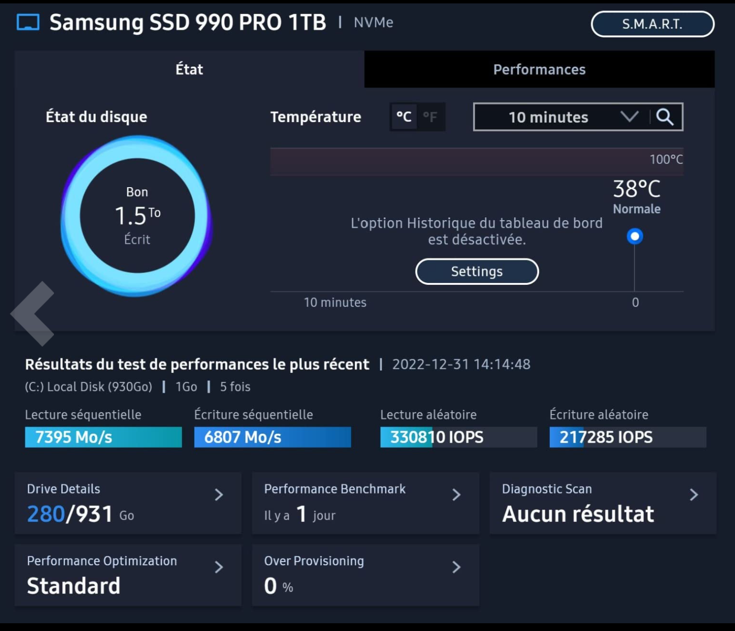 990 Pro langsamer Write-Speed nach Firmware-Update - Samsung Community