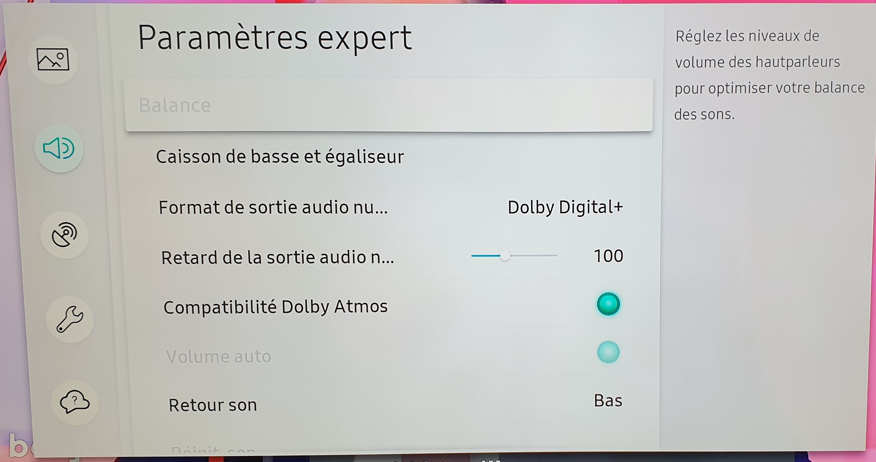Résolu : Lecture Dolby Atmos, DTS HD non pris en charge sur TV Samsung  QE75Q950R + barre de son HW-Q90R via disque dur USB - Samsung Community
