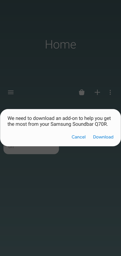 add samsung soundbar to smartthings