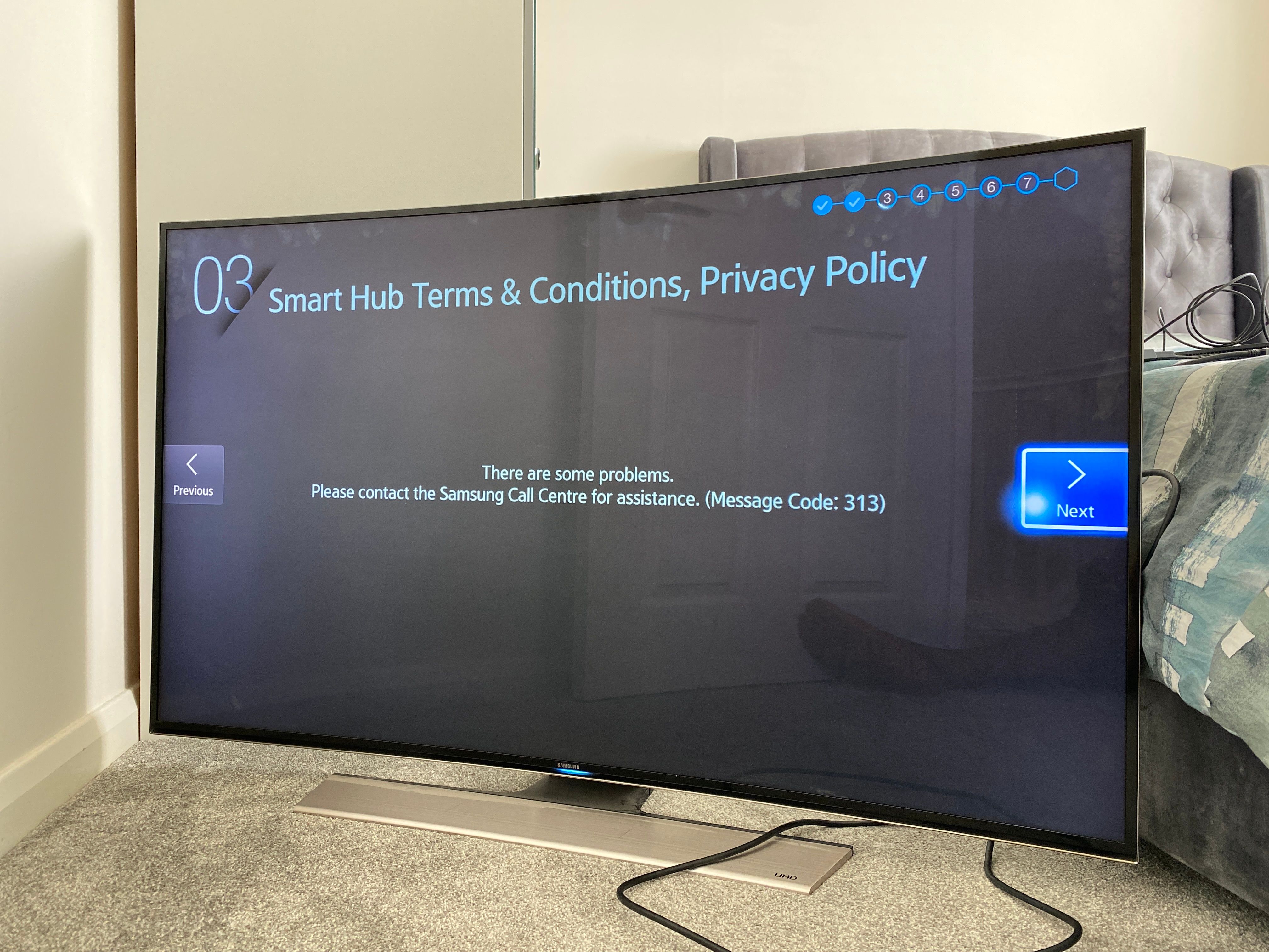 Samsung terms and conditions error - Samsung Community