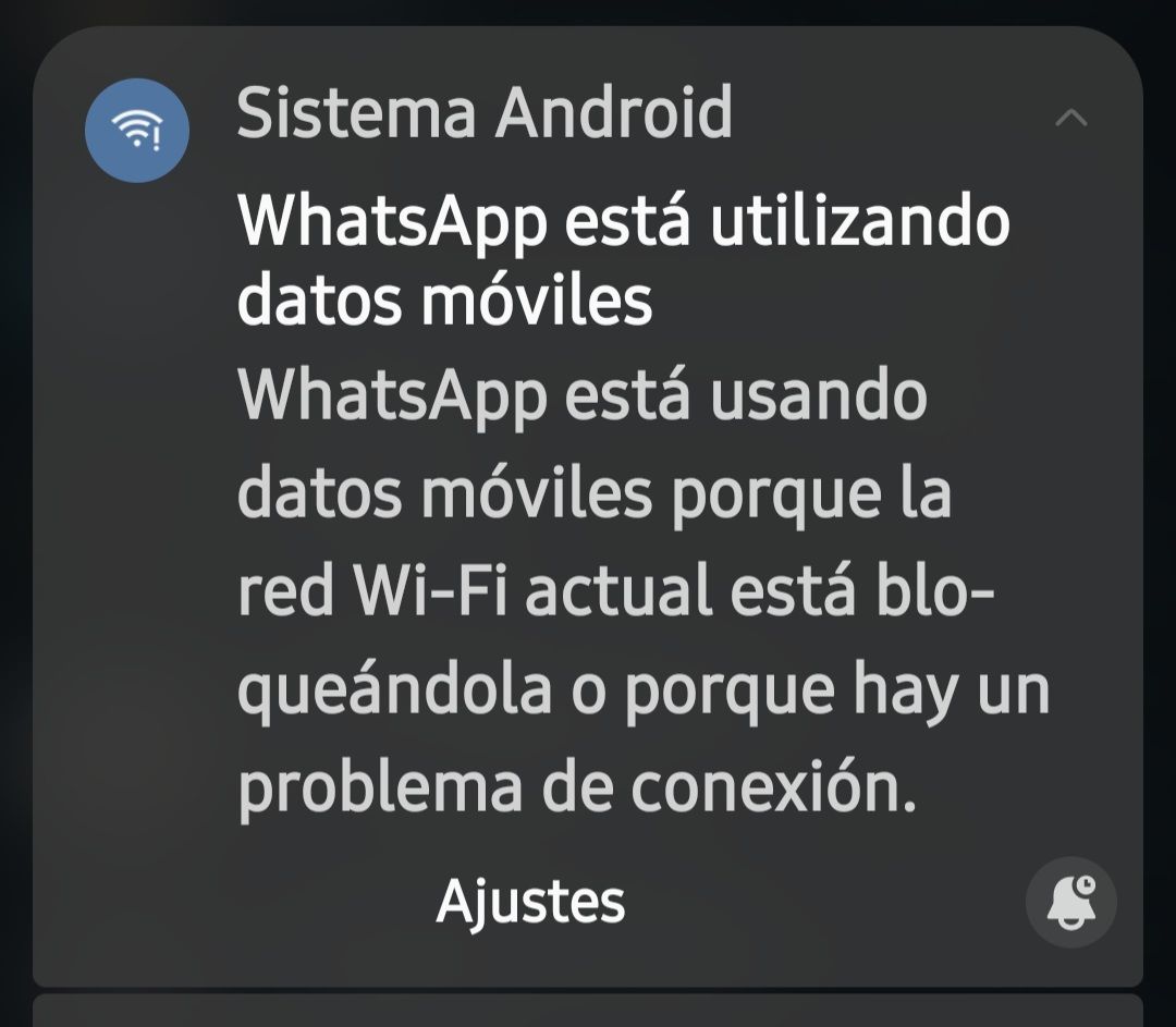 Solucionado: Me sale este notificación de watsapp - Samsung Community