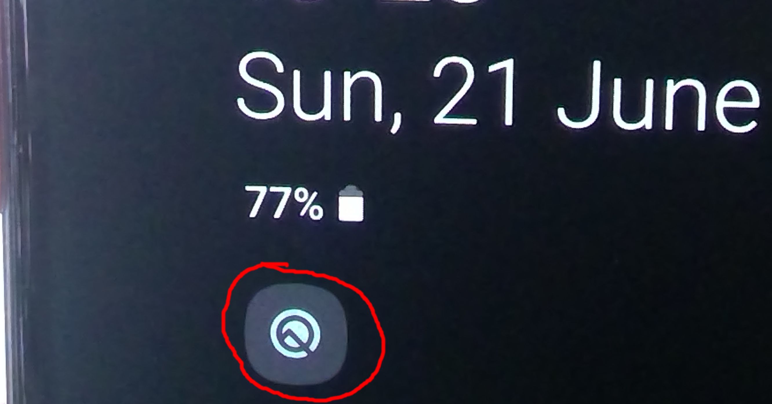 Galaxy A50 touch screen stopped working and unknown icon appeared Samsung Community