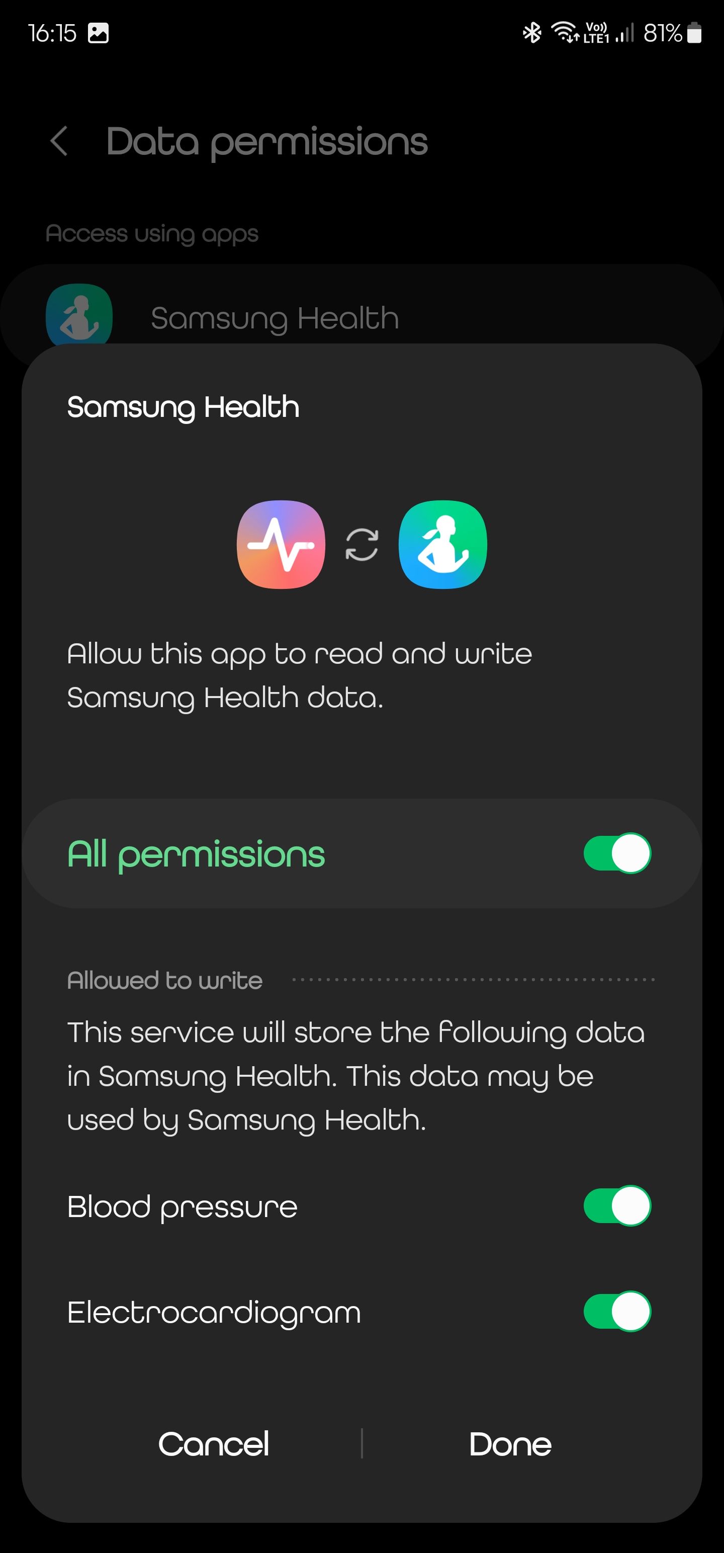 Solved: BP data from Galaxy Watch Pro 5 to S21Ultra - Samsung Community