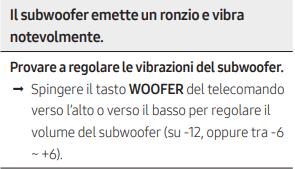 Problema con woofer sound bar q70r - Samsung Community