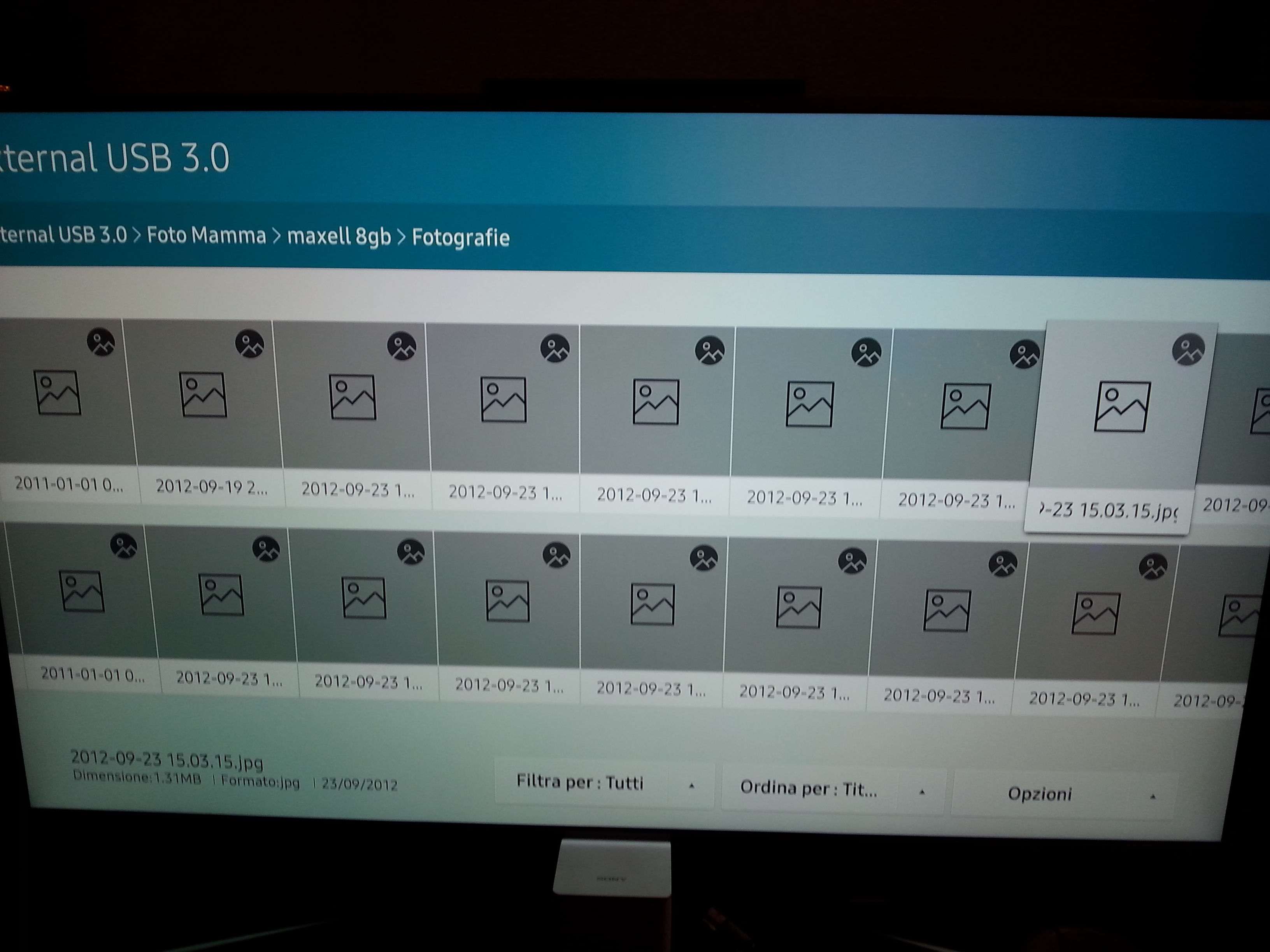 Problemi con lettura file su HDD. Smart Tv UE49MU6400 - Samsung Community