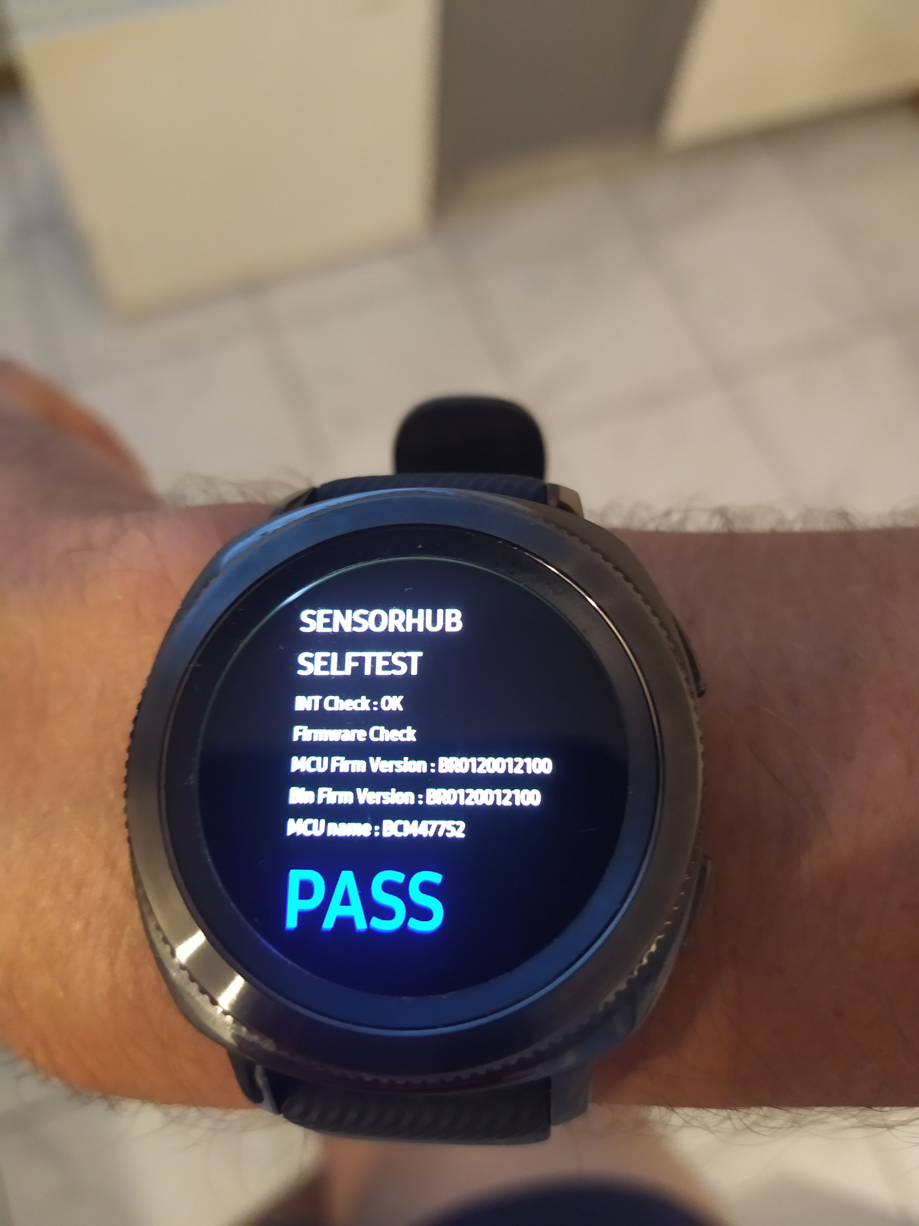 Samsung gear s3 frontier sensor online test