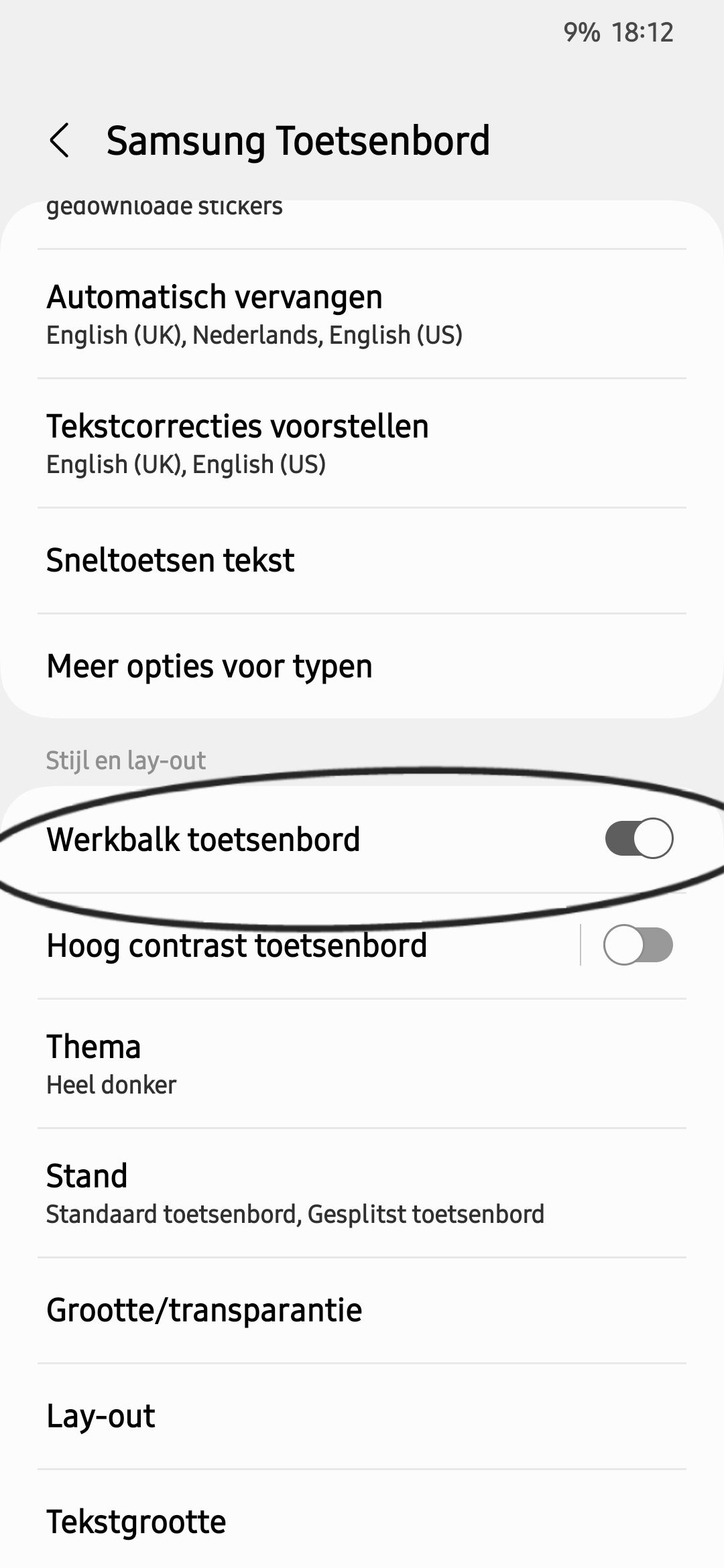 Toetsenbord emotji's en klembord weg Samsung Community