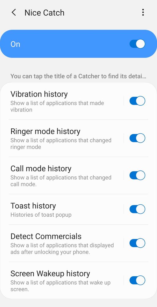 Select wake up history and any other you wish to monitor