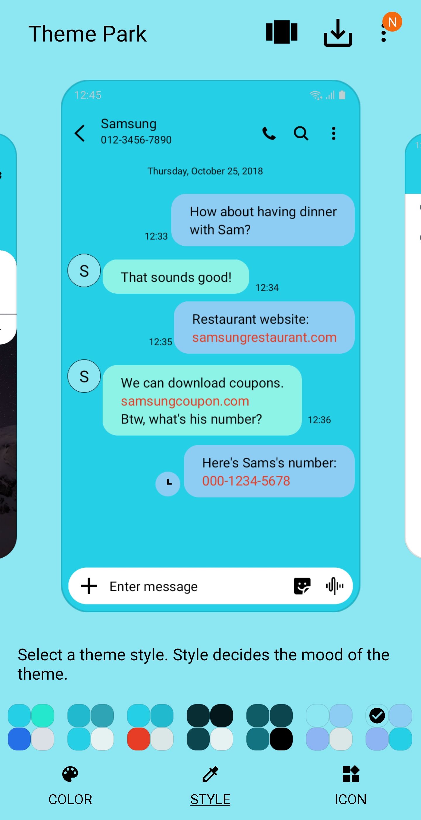 Bạn muốn biến tin nhắn của mình trở nên độc đáo và phù hợp với cá tính của mình? Hãy thay đổi màu sắc cho tin nhắn của bạn cùng Cộng đồng Samsung. Click vào hình ảnh để học cách làm thay đổi màu tin nhắn đơn giản và dễ dàng ngay hôm nay.