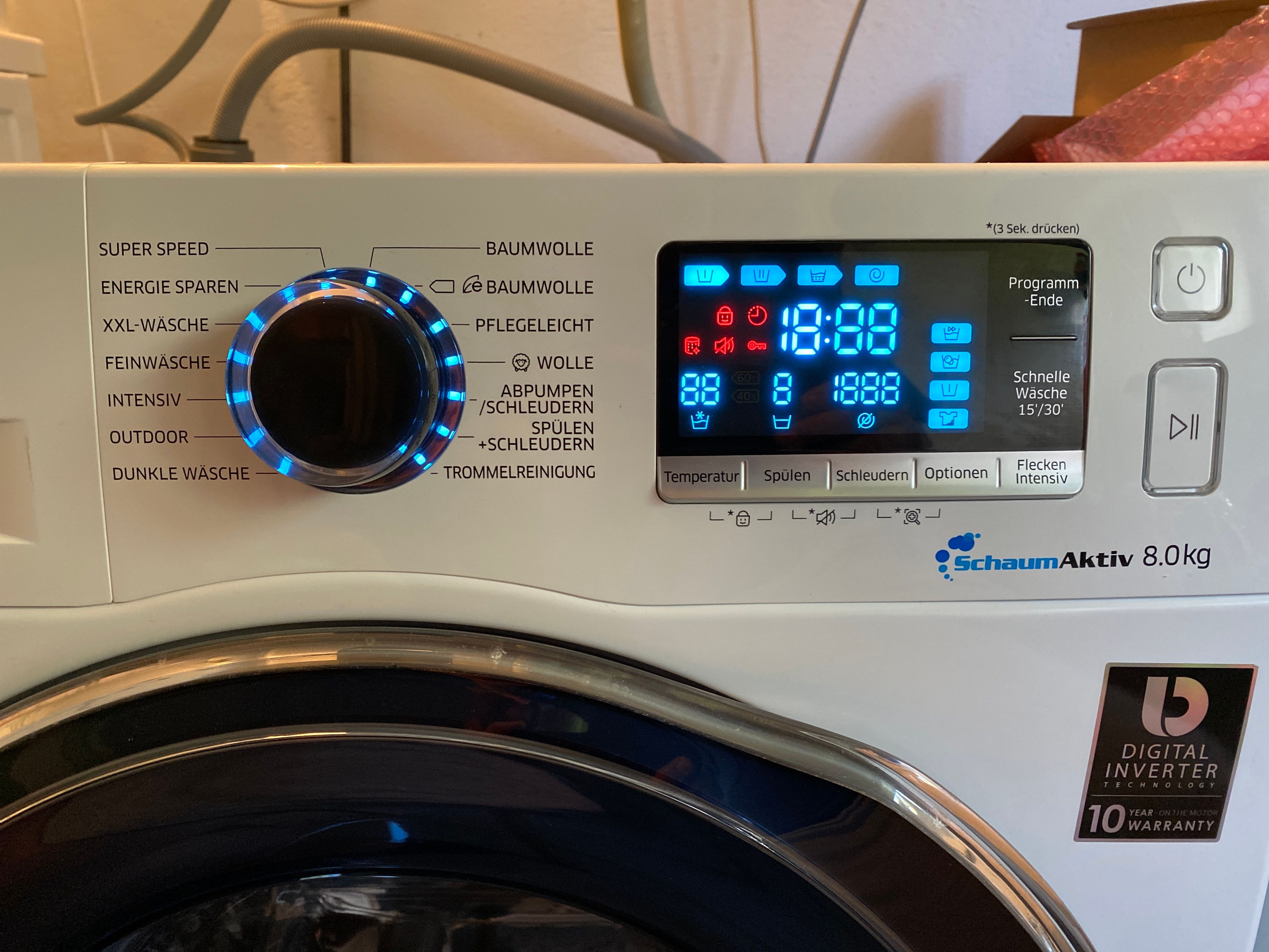 Waschmaschine Display blinkt - Samsung Community