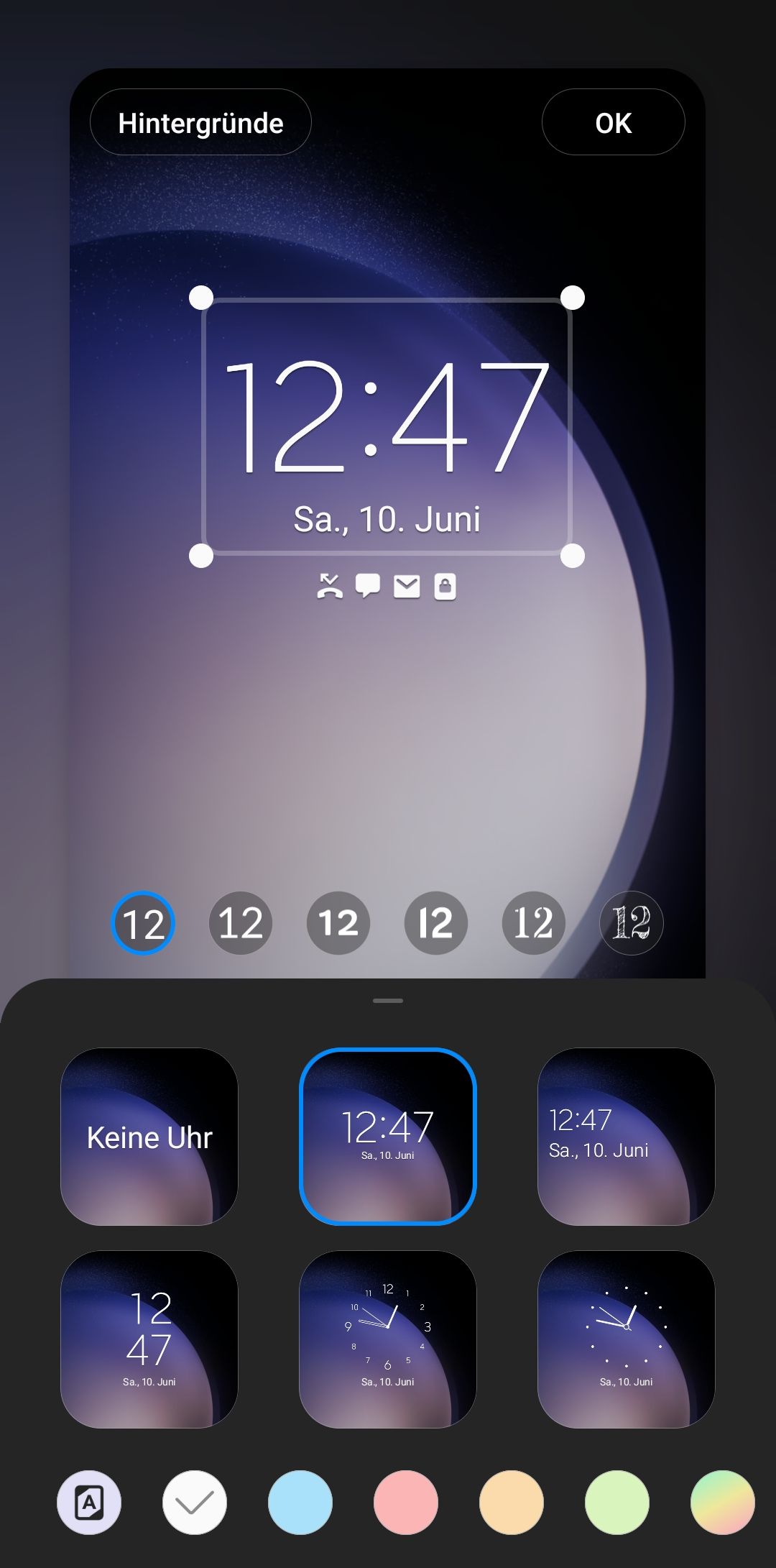 Iphone Anzeige Datum Und Uhrzeit Widget Uhrzeit Und Datum Auf