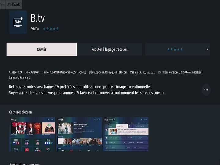 Résolu : [B.TV-UTILISATION] Téléchargement, installation et démarrage de  l'application B.TV de chez Bouygues Telecom (Modèles 2019-2020) - Samsung  Community