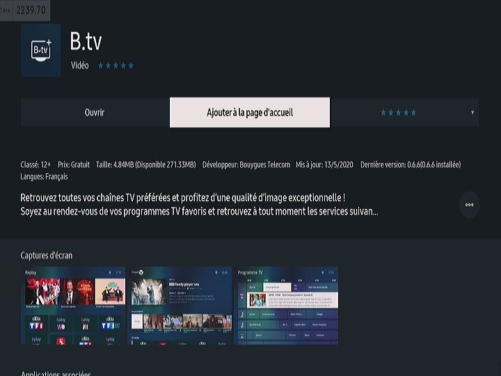 Résolu : [B.TV-UTILISATION] Téléchargement, installation et démarrage de  l'application B.TV de chez Bouygues Telecom (Modèles 2019-2020) - Samsung  Community