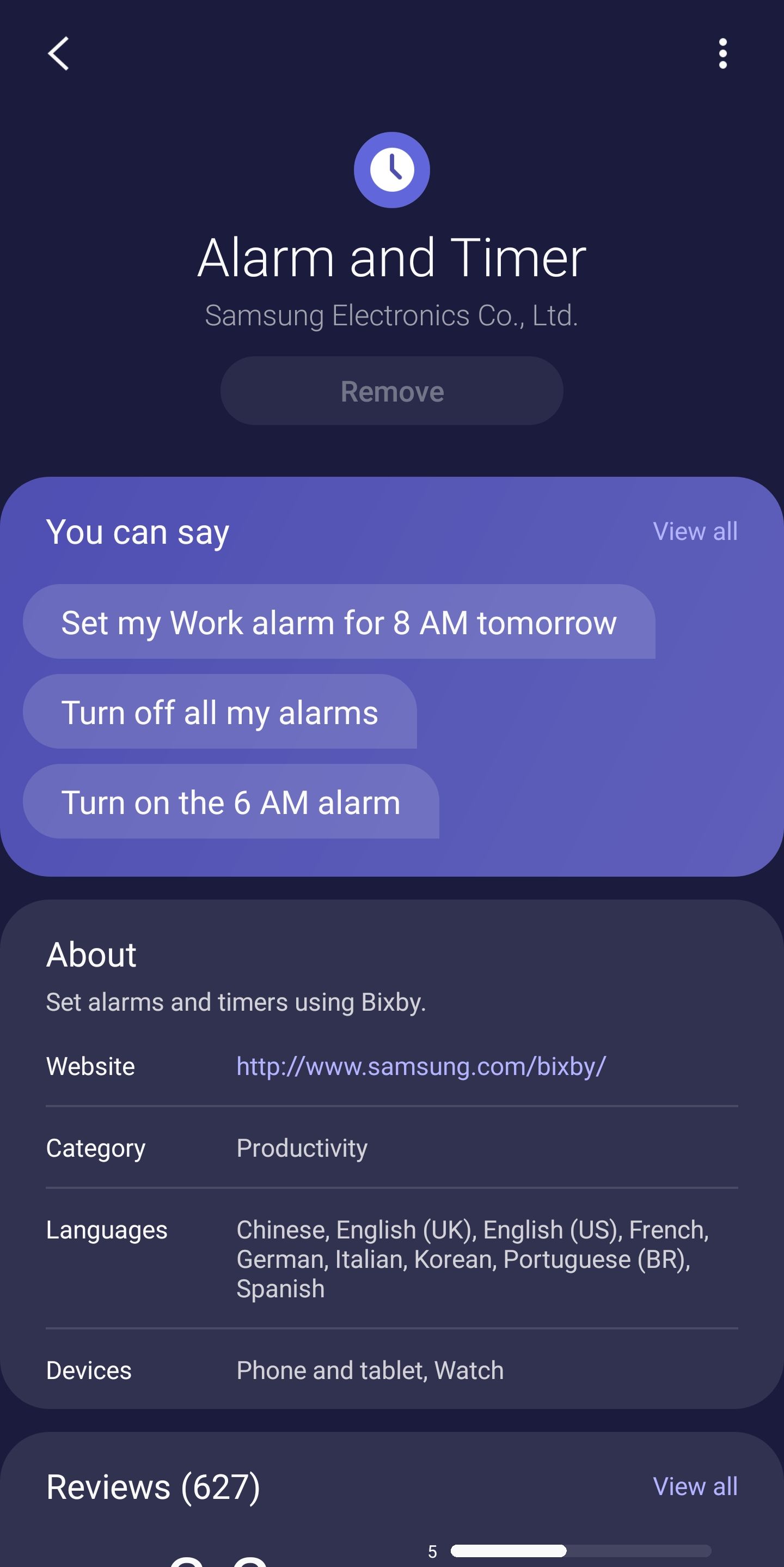 Can Bixby alarm be used with other alarm apps? - Samsung Community