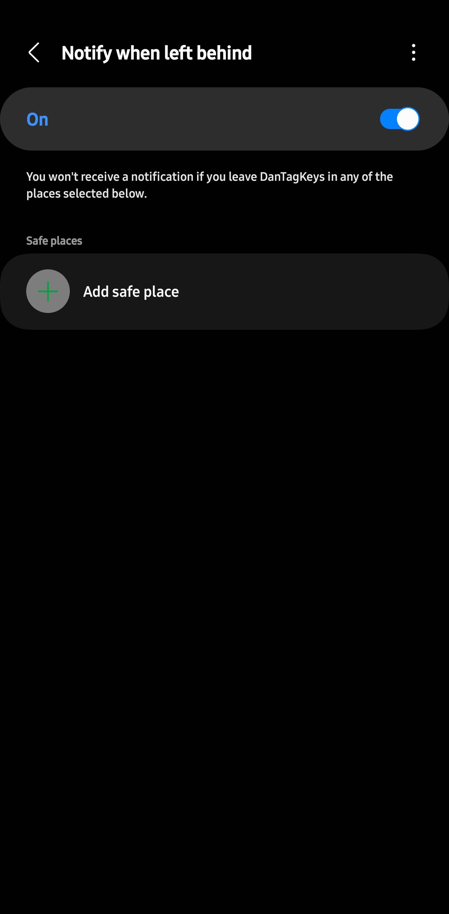 SmartTag/SmartThings - leaving secure place notification - Samsung Community