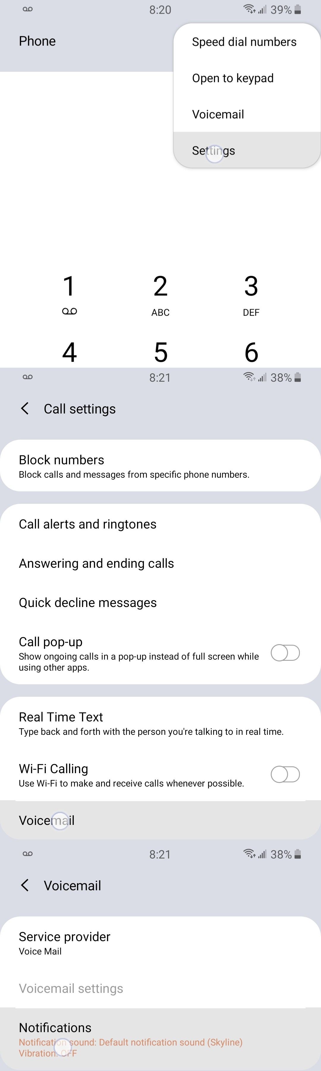 Solved How To Remove Voicemail Notification Samsung Community