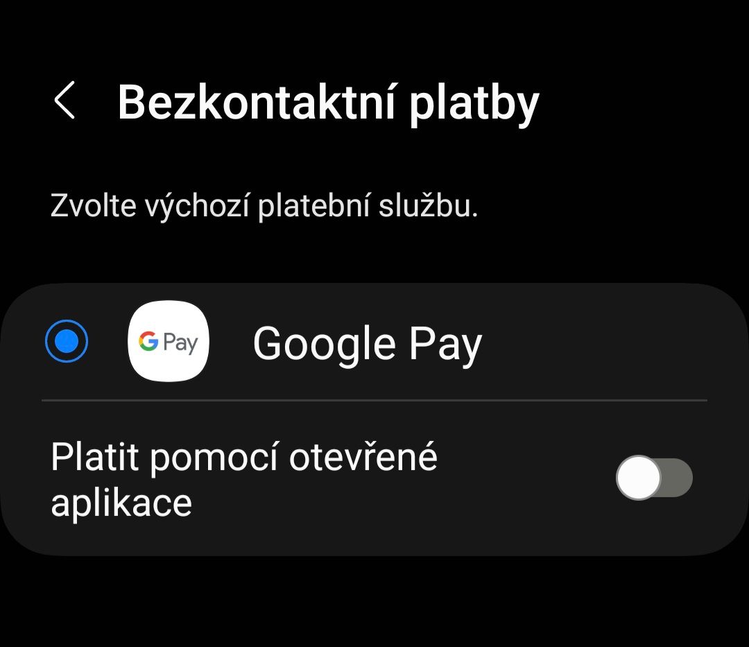 Co znamená platit pomocí otevřené aplikace?