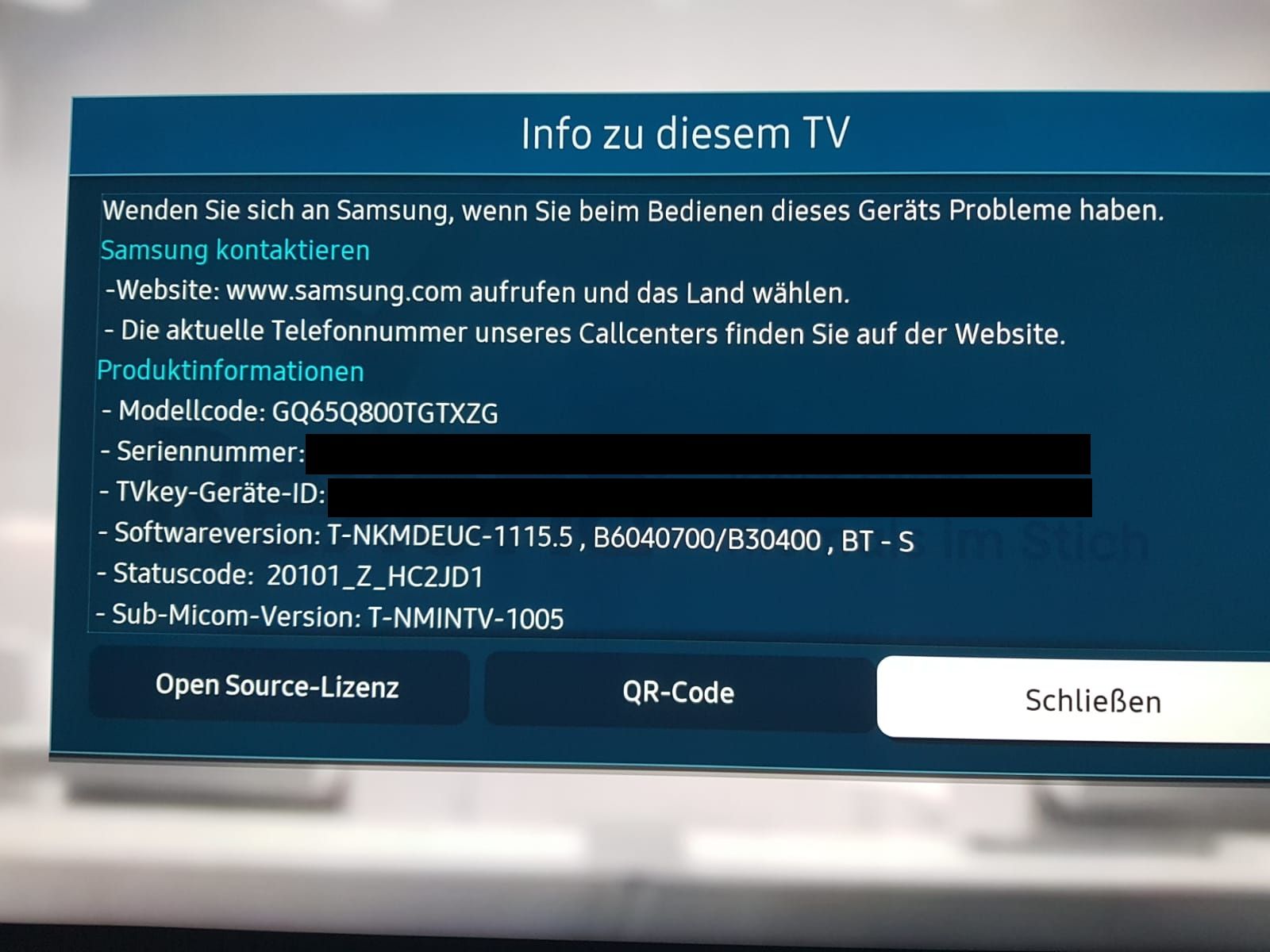 Gelöst: Samsung GQ65Q800T: Bildschirm des Note 8 mit SmartView und  SmartThings spiegeln - Samsung Community