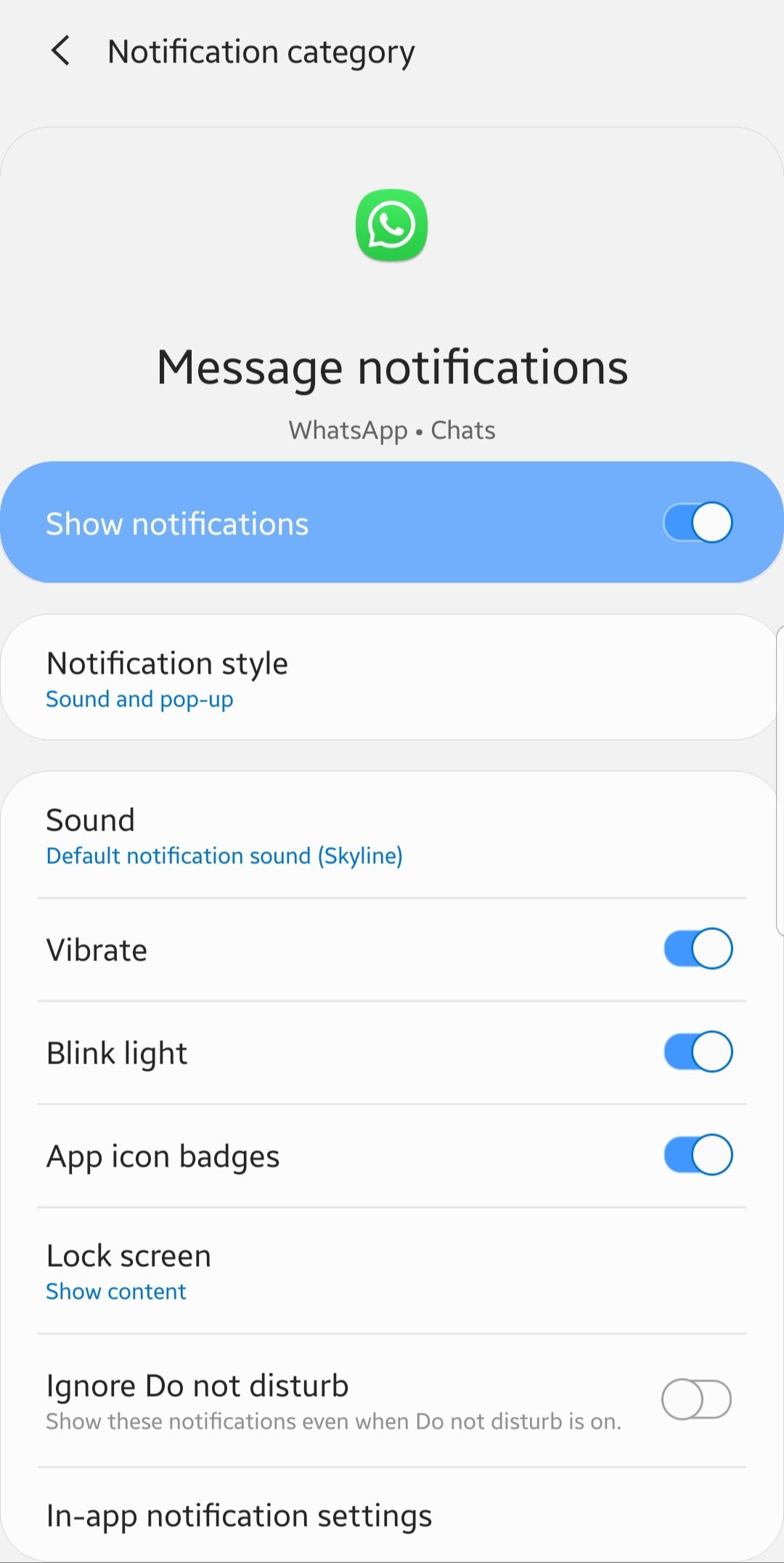 a51 samsung whats app notifications - Samsung Community