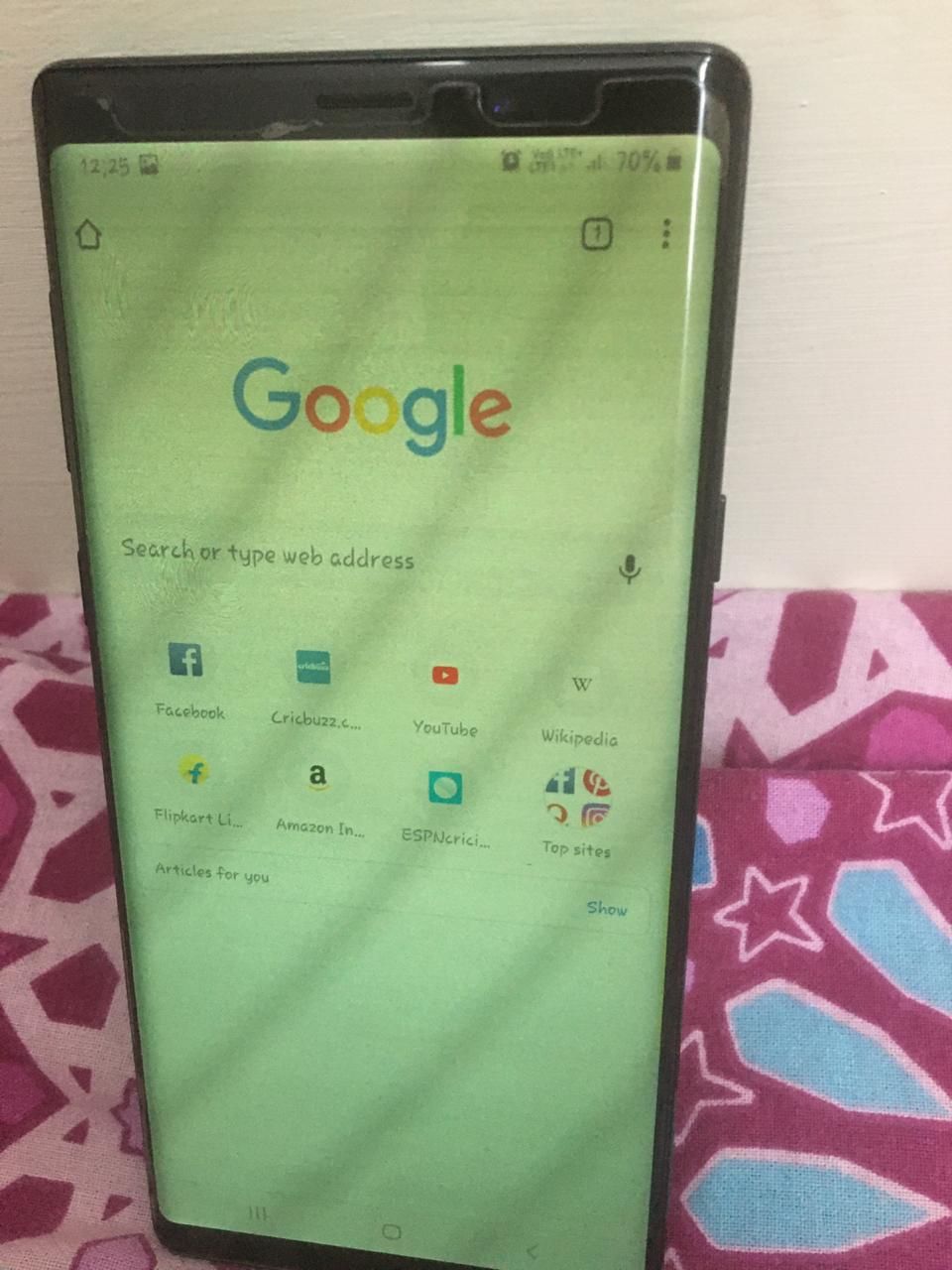 Note 9 screen black shadows issue Samsung Community