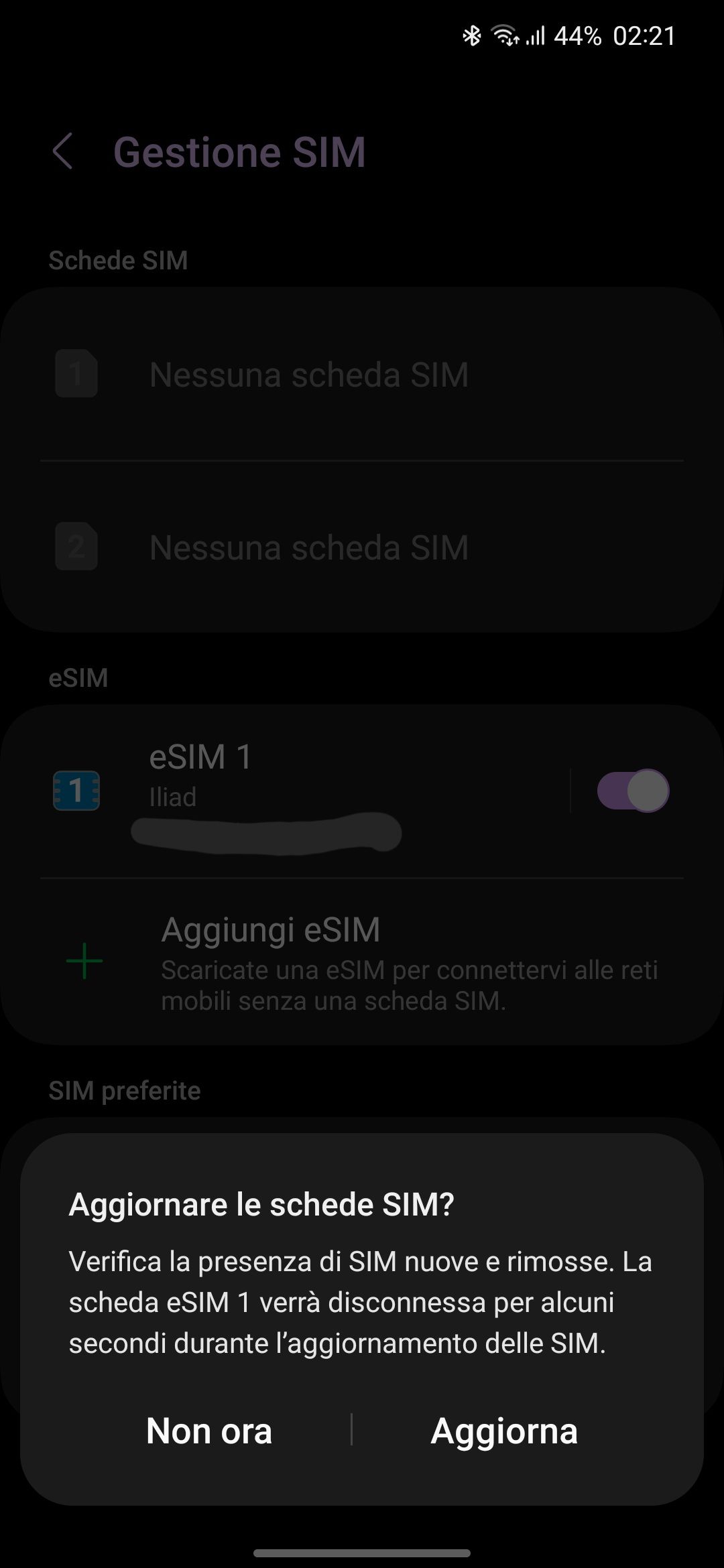 eSIM s22 liscio Samsung Community