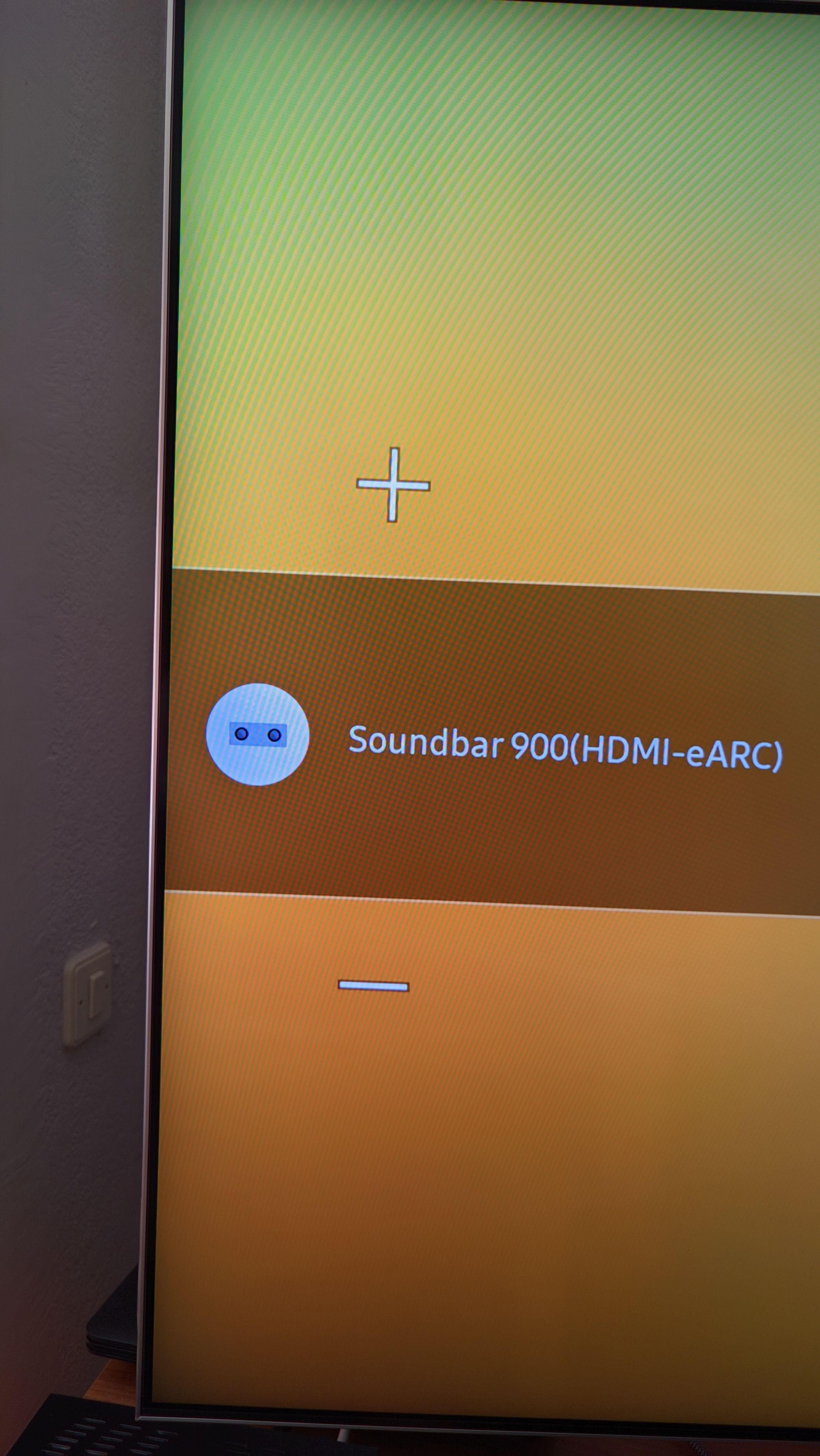 Soundbar shows no volume number - Samsung Community