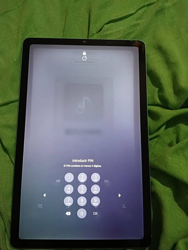 Tengo una mancha blanca en la pantalla de mi tablet - Samsung Community