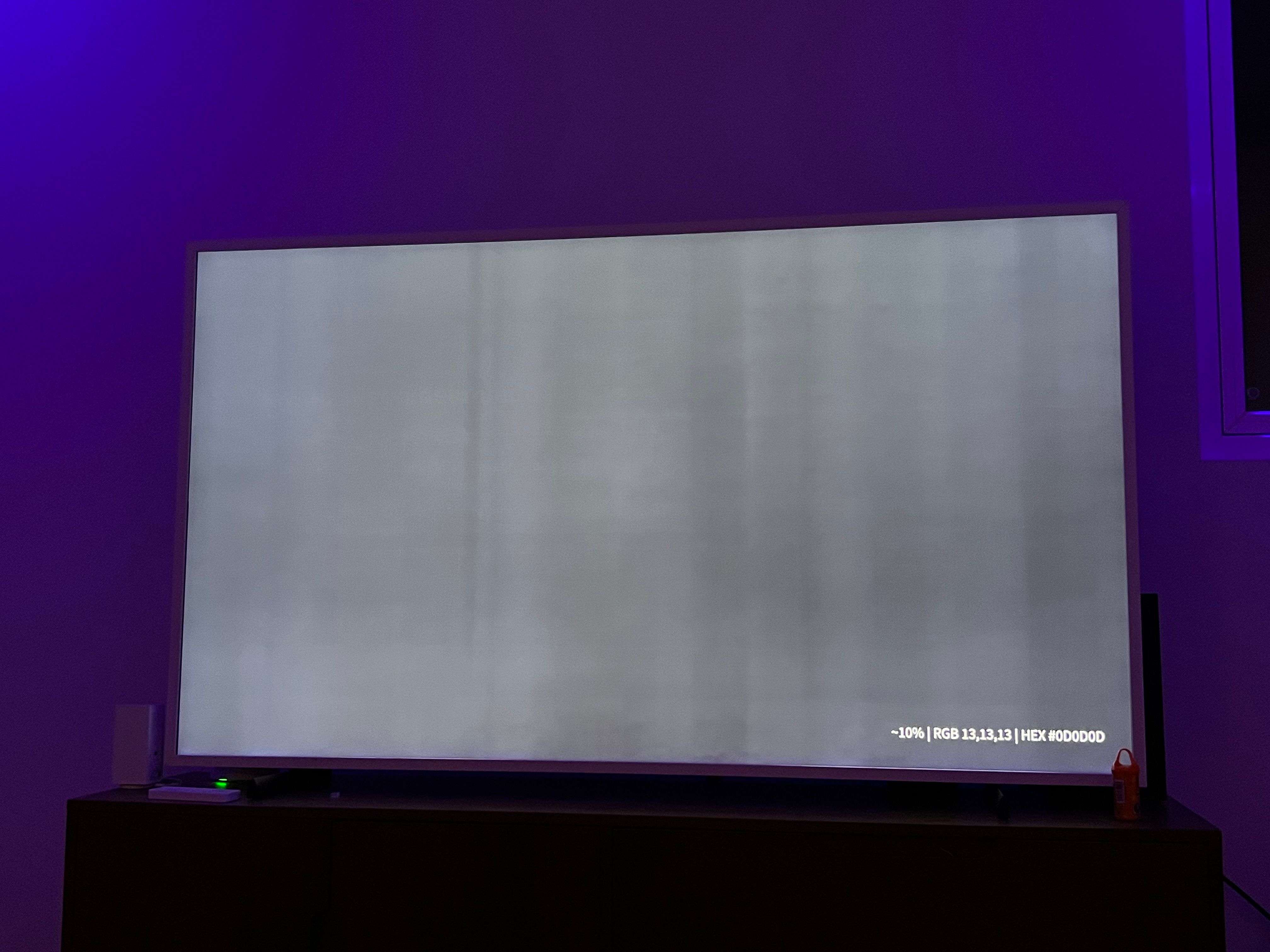 Flagship Samsung 2021 TV vertical banding Samsung Community