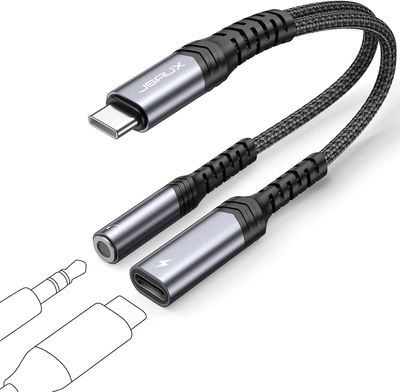 UGREEN Cable USB C a Jack 3.5, Cable Auxiliar DAC Chip para Coche