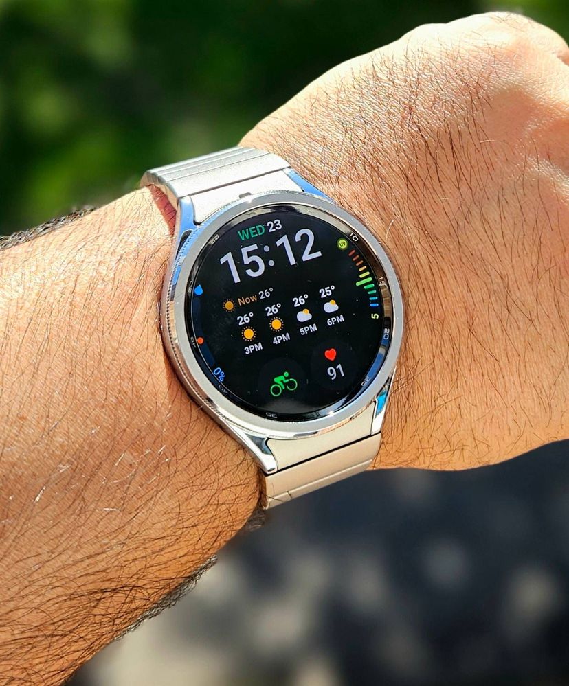 Samsung Galaxy Watch 6 - 44mm Titanium Strap (Silver)