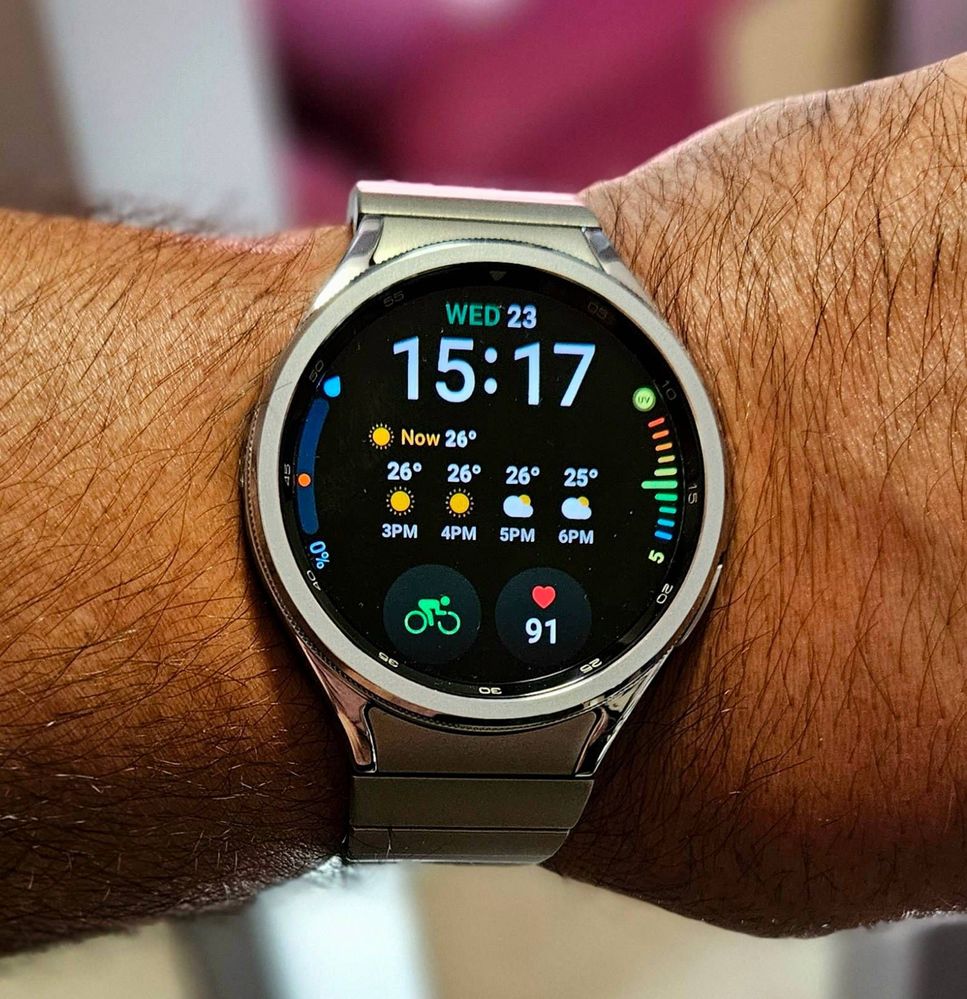 Samsung Galaxy Watch 6 classic with titanium band Samsung Community