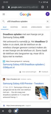 diameter Konijn Ter ere van Opgelost: A50 opladen met draadloze oplader - Samsung Community