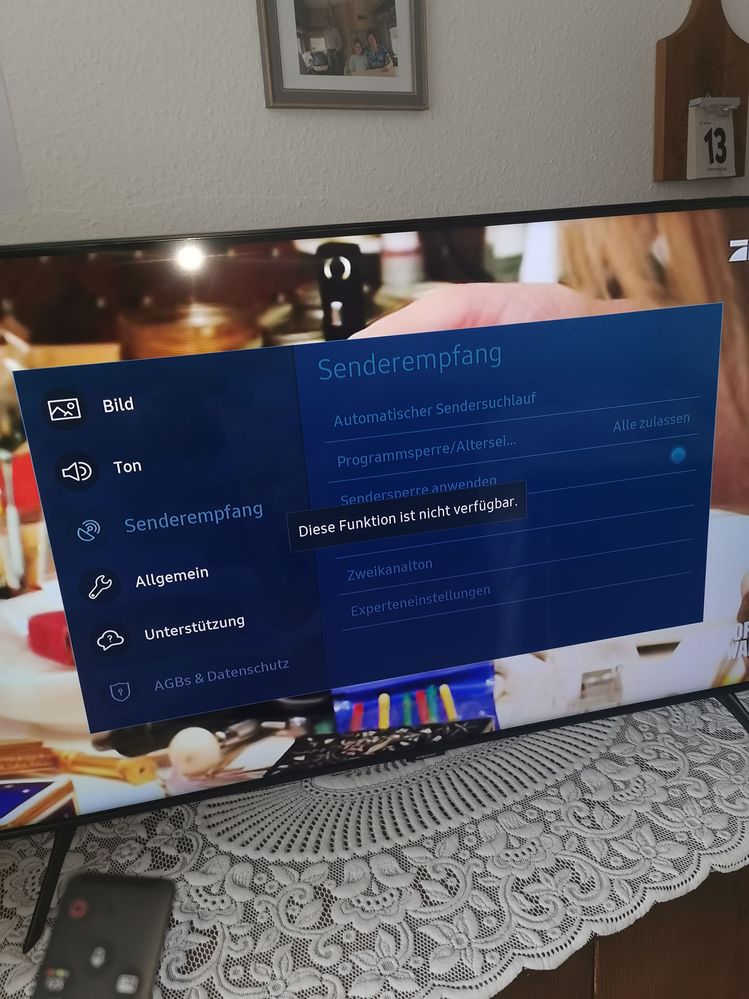 Senderempfang nicht verfügbar bei GQ43Q60TGU - Samsung Community