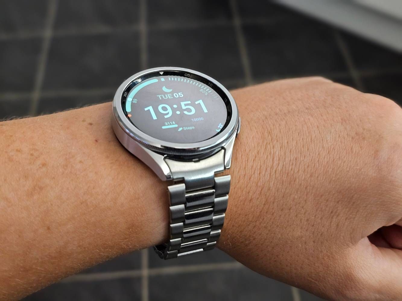 Galaxy watch metal strap sale