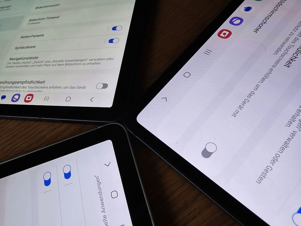 Gelbliches Display beim S9+