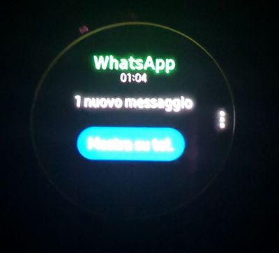 Notifiche whatsapp su galaxy watch con telefono Huawei P20pro - Samsung  Community