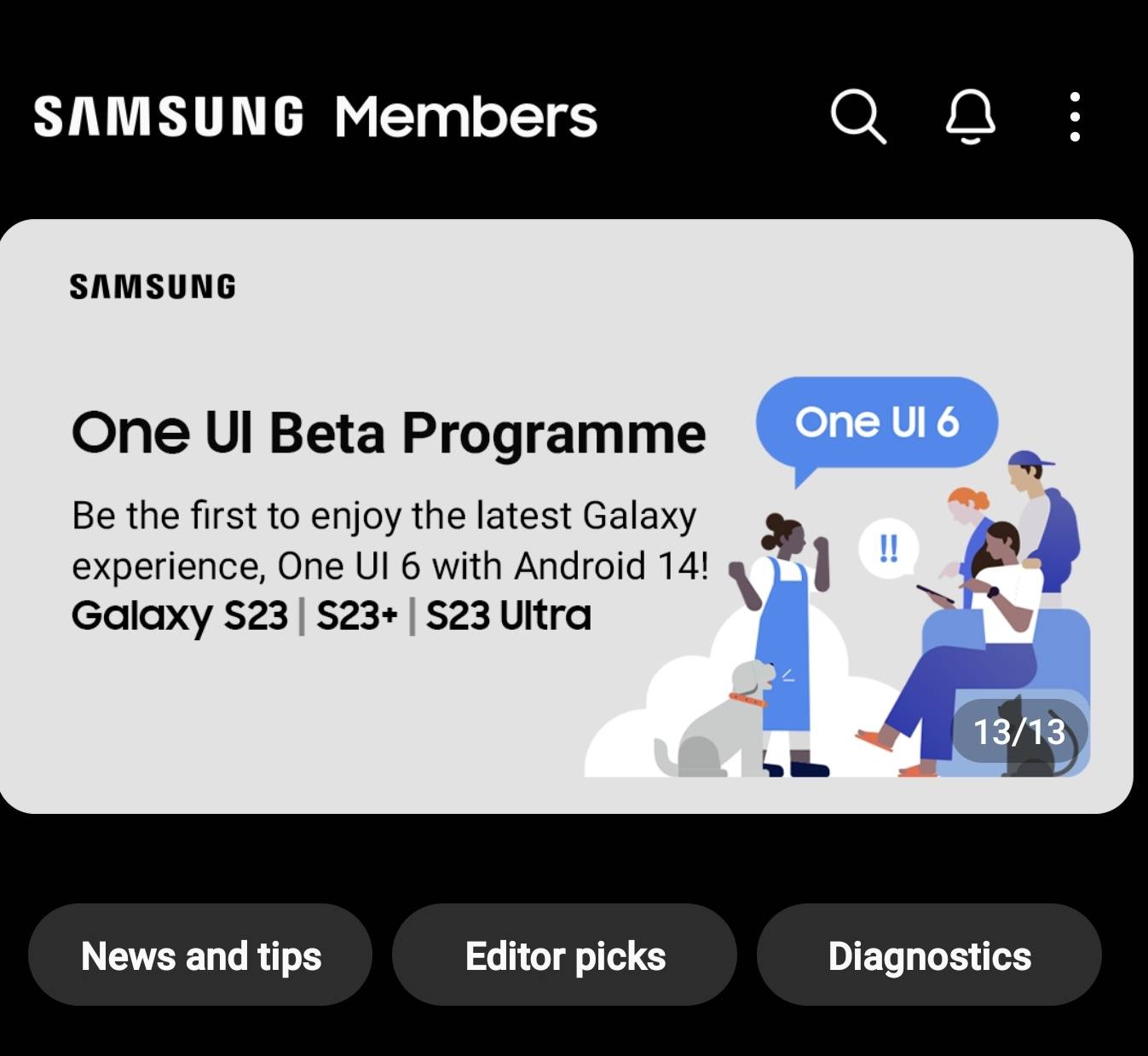 Samsung Galaxy Android 14 update - SamMobile