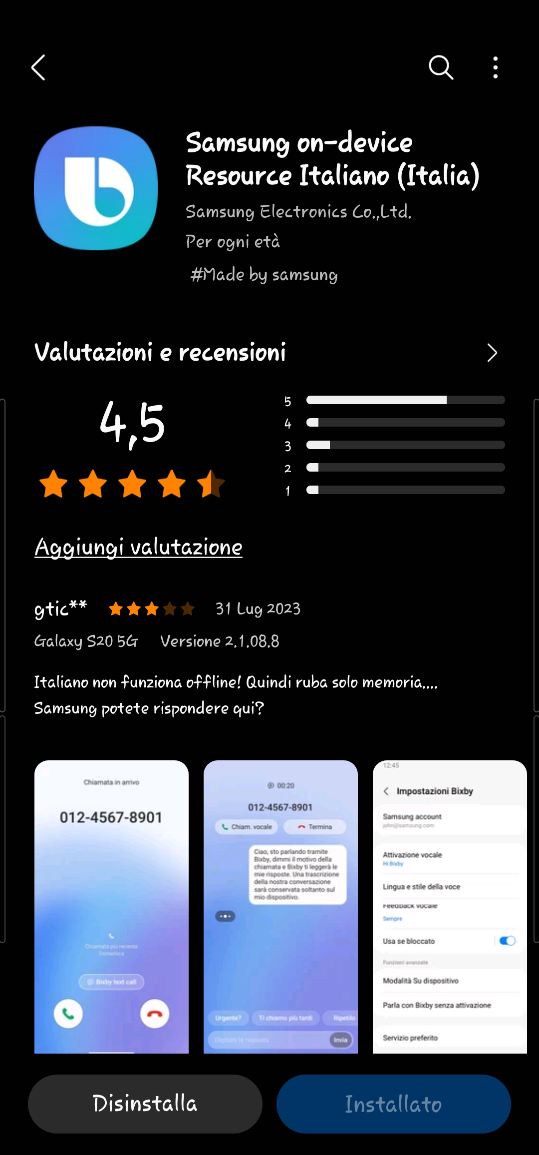 Risolto: Vorrei sapere se questo dispositivo è destinato al mercato  italiano??? - Samsung Community