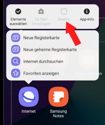 Vorinstallierte Apps löschen ??? - Samsung Community