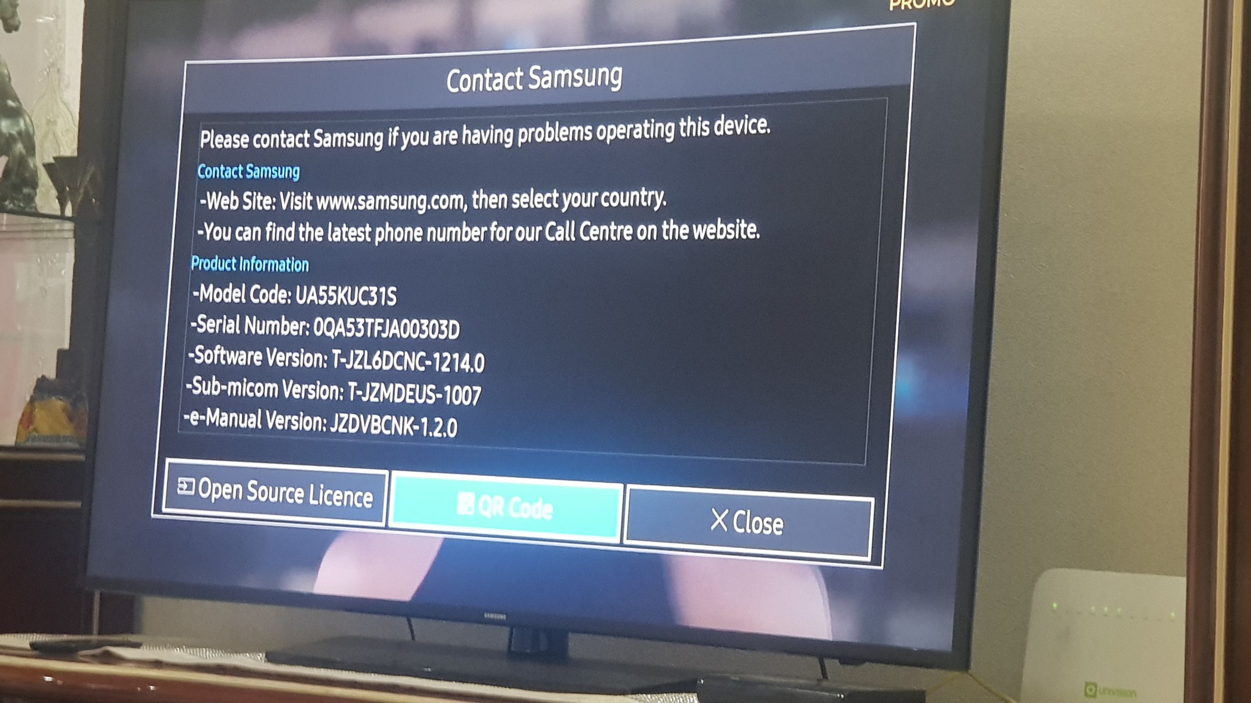 Solved Change Region For Samsung Ue55ks7090 Samsung Community