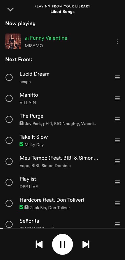 Spotify shuffle Samsung Community