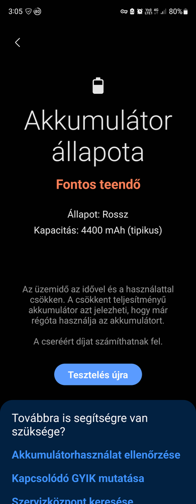 Fold 4 akkumulátor állapot - Samsung Community